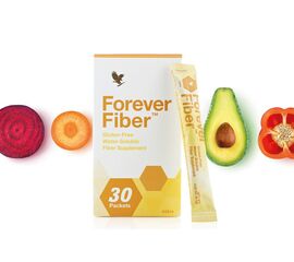 Forever Fiber
Forever Fiber ist ein Lebensmittel zur Ballaststoffversorgung. Ballaststoffe stellen einen unverzichtbaren Teil der täglichen Nahrungsaufnahme dar. Es wird empfohlen, täglich 30 g Ballaststoffe (Pflanzenfasern) zu sich zu nehmen. Um hier stets optimal versorgt zu sein, beinhaltet eine Portion Forever Fiber 5 g der hochwertigsten Ballaststoffe (Pflanzenfasern).