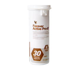 Forever Active Pro-BMit einer eigens entwickelten Mischung aus sechs synergetischen Bakterienstämmen, versorgt dich das Forever Active Pro-B mit Zink und  über 8 Mrd. koloniebildenden Einheiten pro Dosis. Die kleinen Kapseln fördern das Gleichgewicht der Darmflora und verbessern die Nährstoffaufnahme.