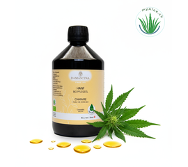 MyAloe.ch Hanföl BIO: Das Öl kann unverdünnt auf die gewünschten Hautstellen aufgetragen werden. In Massageölen sollte das Hanföl mit anderen Pflegeölen gemischt werden, da es zu den trockenen Ölen zählt und sehr schnell in die Haut einzieht. Es hinterlässt keinen Fettfilm. -> Bei rauen Händen oder Ausschlägen kann das Hanföl ein Retter in der Not sein. Dafür morgens und abends unverdünnt oder in Kombination mit ätherischem Öl wie Rosengeranium oder Immortelle auf die betroffenen Stellen auftragen.