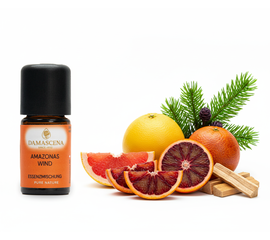 Ätherisches Öl von myAloe.ch: Amazonas Wind Essenzmischung (enthält: Balsamtanne, Grapefruit, Blutorange, Palo Santo )
