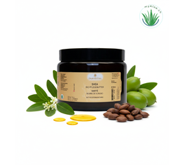 MyAloe.ch Sheabutter BIO: Schnelleinziehender und pflegender Butter für ein angenehmes Hautgefühl. Besonders trockene, spröde oder beanspruchte Hautstellen wie Lippen, Ellenbogen, Knie oder Fersen profitieren von der tiefenwirksamen Pflege. Sheabutter zieht schnell ein und hinterlässt ein angenehm geschmeidiges Hautgefühl – ganz ohne fettigen Film.