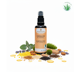 Herzbalsam Körperöl BIO, 50ml – Wohltuende Pflege für Herz & Seele

⭐ Kraftvolle Synergie ätherischer & pflanzlicher BIO-Öle
✅ Jojobaöl BIO – feuchtigkeitsspendend & hautausgleichend
✅ Sesamöl BIO – Wärmend, durchblutungsfördernd & vitalisierend
✅ Mandelöl BIO – Zart pflegend & beruhigend für empfindliche Haut
✅ Schwarzkümmelöl BIO – ausgleichend & stärkend für die Abwehrkräfte
✅ Copaivaöl – beruhigend & entzündungshemmend
✅ Eukalyptusöl BIO – Erfrischend, öffnet die Atemwege & klärt den Geist
✅ Sandelholzöl – tief entspannend & meditativ
✅ Ravintsaraöl BIO - stärkt die Energie & reinigt auf feinstofflicher Ebene
✅ Arvenöl BIO - erdend & herzöffnend
✅ Lavendelöl BIO - ausgleichend & schlaffördernd