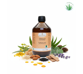 Herzbalsam Körperöl BIO, 50ml – Wohltuende Pflege für Herz & Seele

⭐ Kraftvolle Synergie ätherischer & pflanzlicher BIO-Öle
✅ Jojobaöl BIO – feuchtigkeitsspendend & hautausgleichend
✅ Sesamöl BIO – Wärmend, durchblutungsfördernd & vitalisierend
✅ Mandelöl BIO – Zart pflegend & beruhigend für empfindliche Haut
✅ Schwarzkümmelöl BIO – ausgleichend & stärkend für die Abwehrkräfte
✅ Copaivaöl – beruhigend & entzündungshemmend
✅ Eukalyptusöl BIO – Erfrischend, öffnet die Atemwege & klärt den Geist
✅ Sandelholzöl – tief entspannend & meditativ
✅ Ravintsaraöl BIO - stärkt die Energie & reinigt auf feinstofflicher Ebene
✅ Arvenöl BIO - erdend & herzöffnend
✅ Lavendelöl BIO - ausgleichend & schlaffördernd