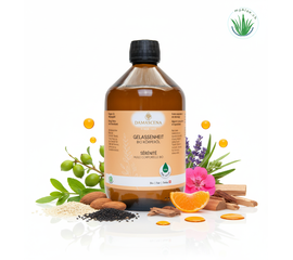 ❤️ Gelassenheit Körperöl BIO 50 ml – Ruhe, Balance & innere Stärke

⭐ Kraftvolle Synergie ätherischer & pflanzlicher BIO-Öle
Das Gelassenheit Körperöl BIO vereint die Weisheit jahrtausendealter Heilpflanzen mit moderner Aromatherapie:

Jojobaöl BIO – feuchtigkeitsspendend, schützt die Hautbarriere
Mandelöl BIO – zart pflegend, besonders für empfindliche Haut
Sesamöl BIO – reich an Antioxidantien, stärkt die Haut
Schwarzkümmelöl BIO – entzündungshemmend & stärkend für die Hautbalance
Lavendelöl BIO – beruhigend, entspannend, schlaffördernd
Mandarinenöl BIO – stimmungsaufhellend & nervenstärkend
Zedernholzöl BIO – erdend, stärkend für das Nervensystem
Sandelholzöl – sinnlich, beruhigend & hautregenerierend
Rosengeranienöl BIO – ausgleichend & harmonisierend
Citronellaöl BIO – klärend & belebend