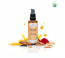 ❤️ Sinnlichkeit Körperöl BIO – Natürlich verführen, liebevoll pflegen

⭐ Kraftvolle Synergie ätherischer & pflanzlicher BIO-Öle
Das Sinnlichkeit Körperöl BIO vereint die Weisheit jahrtausendealter Heilpflanzen mit moderner Aromatherapie:

Jojobaöl BIO – feuchtigkeitsspendend, stärkt die Hautbarriere
Mandelöl BIO – zart pflegend, ideal für empfindliche Haut
Schwarzes Sesamöl BIO – durchwärmend, antioxidativ & hautregenerierend
Aprikosenkernöl BIO – nährend, macht die Haut samtweich
Sandelholzöl – erdig, sinnlich & beruhigend, fördert innere Balance
Ylang-Ylang Öl BIO – exotisch-blumig, euphorisierend, fördert die Weiblichkeit
Rosenöl – harmonisierend, herzöffnend, Symbol reiner Liebe
Benzoeöl BIO – balsamisch, schützend, vermittelt Geborgenheit