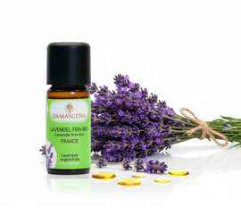 Lavendelöl fein BIO 10ml - Frankreich AOP


Tauche ein in die Welt des echten Lavendels – mit Lavendelöl fein BIO aus Frankreich, dem Herzstück der aromatischen Entspannung.

Der Lavendelduft vom Lavendel fein französisch BIO weckt viele Erinnerungen. Ob violett farbige Felder in Südfrankreich, entspannende Massagemomente oder Wäscheschränke mit frisch gestärkter Wäsche. Mit dem Lavendel verbinden viele von uns ihre ganz persönliche Geschichte. Sein Name kommt vom lateinischen „lavanda“ was so viel wie „dem Waschen dienen“ bedeutet. Schon in der Antike wurden Bäder mit Lavendel beduftet oder mit Lavendel geräuchert, um den Körper und den Geist zu reinigen. 

Auch wurde und wird er gegen Ungezieferbefall eingesetzt. Der echte Lavendel ist ein Heilmittel mit einem grossen Anwendungsspektrum. Er sollte in keiner Haus- und Reiseapotheke fehlen. Ob Insektenstiche, Verbrennungen oder Prellungen, der echte Lavendel beruhigt und unterstützt die Heilung. Wie Lavandin wird auch der echte Lavendel in der Massage gegen Verspannungen und Schmerzen eingesetzt. Er wirkt direkt auf das zentrale und das vegetative Nervensystem. Bei Ängsten, innerer Unruhe und Schlafstörungen beruhigt er und stellt das innere Gleichgewicht wieder her.