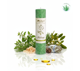 MyAloe.ch

Die Allgäuer Heilkräuterkerze „Heilung“ ist eine handgefertigte Kerze aus pflanzlichem Stearin, die die Kräuter Weihrauch, Verbena, Kiefer, Salbei und Mistel enthält, um Körper, Geist und Seele ins Gleichgewicht zu bringen und zu harmonisieren. Die Kerze ist kein Duftkerze im klassischen Sinne, sondern gibt beim Verbrennen feine, naturreine ätherische Öle und Kräuterauszüge frei, um die spirituelle Wirkung zu unterstützen. 

✨ Die Kerze enthält Weihrauch, Verbena, Kiefer, Salbei und Mistel. 

✨  Zweck: 
Die Kombination dieser Kräuter soll die Harmonisierung von Körper, Geist und Seele unterstützen und ein Licht für die Seele sein. 

✨ Wirkung: 
Ähnlich wie bei einer Räucherung werden die Informationen und Schwingungen der Kräuterauszüge und ätherischen Öle durch das Feuer freigesetzt. Dies unterstützt die eigenen geistigen und mentalen Absichten.