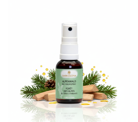 Produktedetails
✅  Alpenwald BIO, 100% naturreiner Raumspray
✅  Duftthema: lockernd, entspannend, stärkend und fördert den Energiefluss
✅  Handabfüllung Schweiz

ℹ️ Inhalt: 30ml



Vorteile
100 % naturreine ätherische Öle – ohne synthetische Zusätze
Frischer, waldiger Duft mit Tanne, Arve und Kiefer
Reinigt und erfrischt die Raumluft auf natürliche Weise
Unterstützt Entspannung, Konzentration und Wohlbefinden


Anwendungen
Raumluft auffrischen: Bei schlechter Luft oder nach dem Kochen
Entspannung fördern: Vor dem Schlafengehen oder beim Lesen
Wellness & SPA: In Saunen, Massage- oder Yogaräumen
Öffentliche Räume: In Praxen, Hotelzimmern, Konferenzräumen