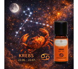 ♋️ Essenzmischung Sternzeichen - Krebs


♋️ Das Sternzeichen Krebs: 21. Juni bis 22. Juli (Liebevoll, hilfsbereit, häuslich)


Der Krebs symbolisiert grosse Gefühle und häusliche Wärme. Er saugt schöne, seelische Erlebnisse auf wie ein Schwamm das Wasser.
«Mein Motto: Man sieht nur mit dem Herzen gut. Keines passt besser zu mir, zu meinem emotionalen und gefühlvollen Wesen. Mein Haus trage ich stehts auf dem Rücken»

Krebse sind sehr familienbezogene Menschen, und umgeben sich gerne mit den Menschen die sie lieben. Sie schaffen eine häuslich warme Atmosphäre und verlassen sich viel mehr auf ihre Intuition als auf ihr rationales Denken. Das symbolische Haus auf dem Rücken beschreibt den Krebs sehr gut, er mag alles was ihm lieb und teuer ist nahe bei sich und sucht Geborgenheit. 

Der Krebst steht im Zeichen Wasser und verkörpert den Ausgleich zwischen Erde und Luft. Mit ihrer ruhigen Art vermögen sie vielleicht keinen sofortigen Unterschied auszulösen, doch mit der Zeit suchen sie sich ihren Weg, wie das Wasser durch festes Gestein. In seiner Verletzlichkeit kann der Krebs sich oft als Opfer sehen und alle anderen als Täter. Das kann es schwierig gestalten mit ihm auszukommen, denn dadurch kann er launisch und nachtragend sein.



♋️Sternzeichen Krebs - Ätherisches Öl für eine häusliche warme Atmosphäre
✅  Essenzmischung aus 100% naturreinen ätherischen Ölen von Orange, Bergamotte, Benzoe, Rose Absolue u.a.
✅  Liebevoll, hilfsbereit, häuslich
✅  Element: Wasser
✅  Planet: Mond
✅  Herstellung: Handabfüllung Schweiz
✅  Garantie für höchste Qualität

☑️  Für die Aromapflege und Raumbeduftung.

ℹ️ Inhalt: 10ml

✔️ Der typische Krebs ist liebevoll, bescheiden, fürsorglich, sensibel und hat tiefe Gefühle.