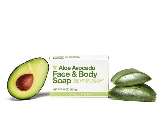 Aloe Avocado Face & Body Soap -  zart duftende Seife mit Aloe Vera – reinigt und schützt.