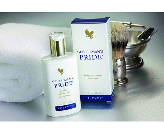 Forever Gentleman’s Pride (ohne Alkohol) ist besonders hautverträglich – so wird Schwellungen und Rötungen vorgebeugt.