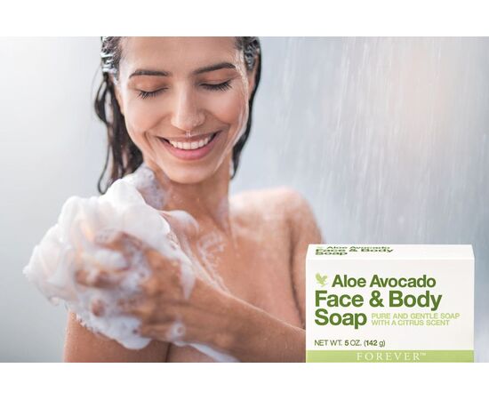 Aloe Avocado Face & Body Soap - ZART-CREMIGE SEIFE FÜR GESICHT, HÄNDE & KÖRPER