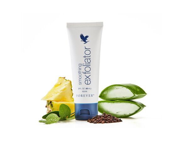 smoothing exfoliator
Glättet das Hautbild mit Bambus, Jojoba Perlen, natürlichen Frucht-Extrakten und Aloe. Der Körper stößt jeden Tag ca. 30.000 - 40.000 abgestorbene Hautzellen ab und benötigt dabei zusätzliche Unterstützung. Der smoothing exfoliator enthält Jojoba Perlen und Bambuspuder das dich beim Entfernen von abgestorbenen Hautzellen unterstützt, ohne deine Haut zu strapazieren. Extrakte wie Bromelain, Papain und ätherisches Zitronenöl regenerieren die Haut außerdem. Der smoothing exfoliator ist ein Must-have, der deiner Haut eine geballte Ladung Antioxidantien zuführt und das Beste aus deiner Forever Gesichtspflege Routine macht.