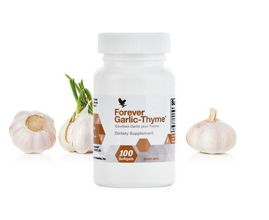 Forever Garlic-Thyme
Das wunderbare Duett von Knoblauch und Thymian von Forever als geruchlose Kapseln. Diese Gewürze werden seit Jahren eingesetzt, um das Wohlbefinden zu erhalten.