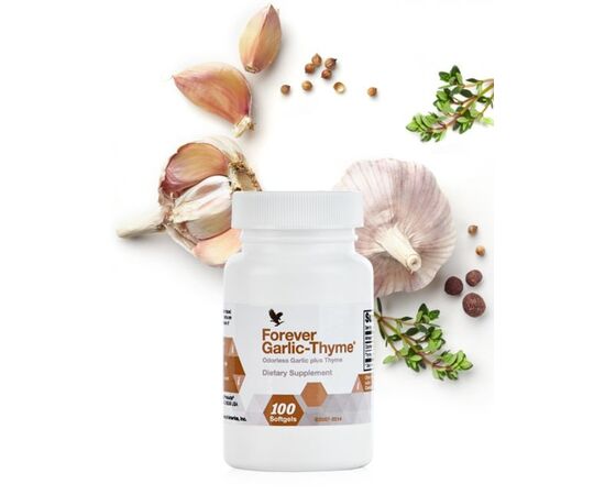 Forever Garlic-Thyme - Nahrungsergänzungsmittel mit konzentrierten Knoblauchöl und Thymian