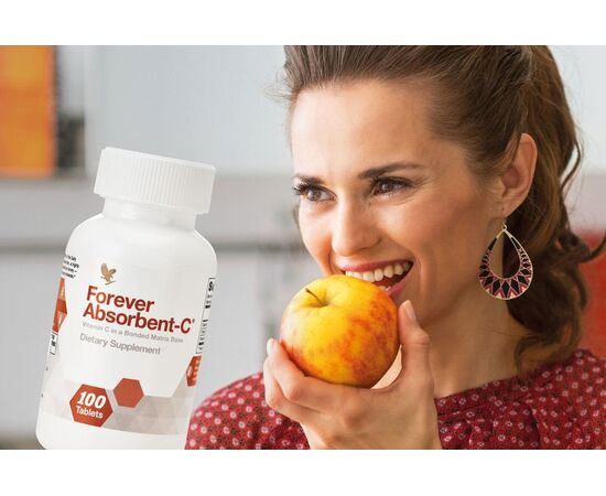 Forever Absorbent-C - Zeitverzögerte Vitamin-C-Abgabe durch Haferkleie-Matrix