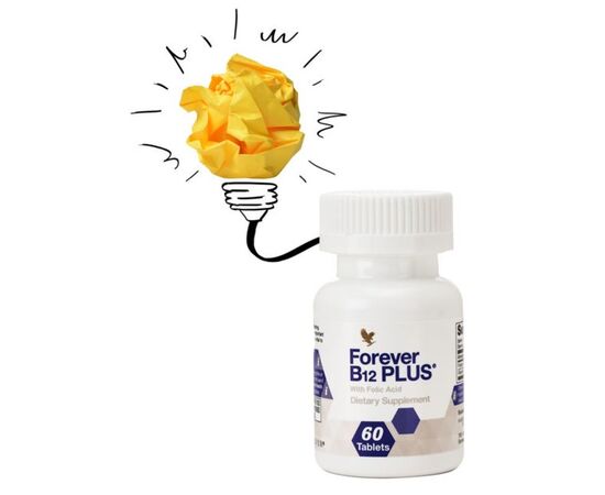 Forever B12 Plus
Mit dieser Nahrungsergänzung erhältst du eine Kombi­nation aus Vitamin B12 und Folsäure. Vitamin B 12 trägt bei zu einem normalen Energiestoffwechsel und zur Verringerung von Müdigkeit und Ermüdung. Folsäure trägt zusätzlich bei zu einer normalen Funktion des Immunsystems.