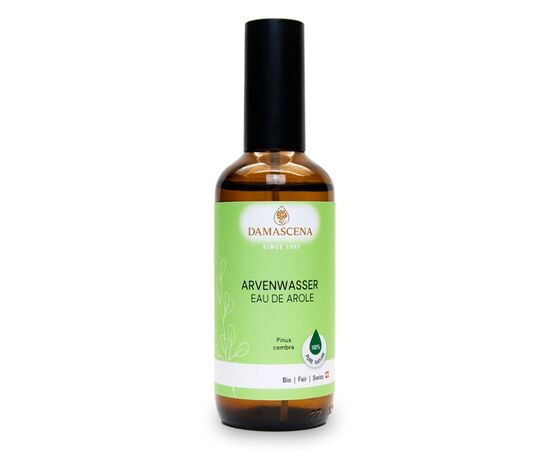 Pflanzenwasser von myAloe.ch:  Arvenwasser wärmend, stärkend, kräftigend, ermutigend, befreiend, regenerierend