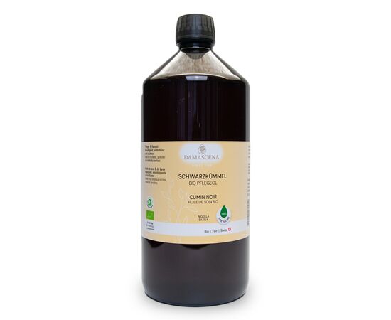 MyAloe.ch Schwarzkümmelöl BIO : Ideal für die Körperpflege bei gereizter und beanspruchter Haut, ist reich an wertvollen Vitaminen & ungesättigten Fettsäuren, spendet Feuchtigkeit & beruhigt Irritationen.
