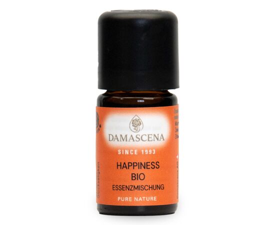 Ätherisches Öl von myAloe.ch: Happiness Essenzmischung (enthält: Mandarine, Patchouli, Zitrone, Zedernholz)