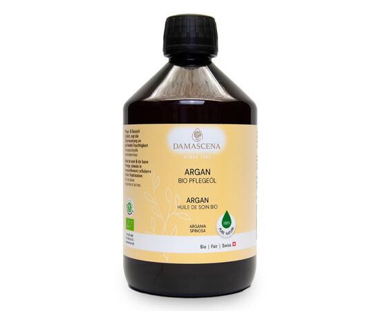 MyAloe.ch Arganöl BIO: Reich an Vitamin E, Antioxidantien und essentiellen Fettsäuren, schützt es die Haut vor Feuchtigkeitsverlust und vorzeitiger Alterung, während es gleichzeitig die Zellerneuerung unterstützt.