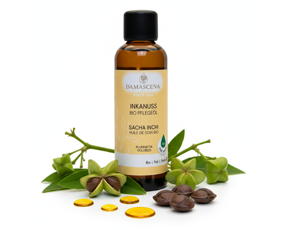 MyAloe.ch Inkanussöl BIO: Mit dem Inkanussöl BIO holst du dir ein Stück der alten Inka-Weisheit nach Hause. Spüre, wie deine Haut neue Kraft tankt, geschmeidig bleibt und dein Inneres Ruhe und Balance findet. Ein Öl, das nicht nur pflegt, sondern dich zurück zu deinem natürlichen Gleichgewicht bringt.