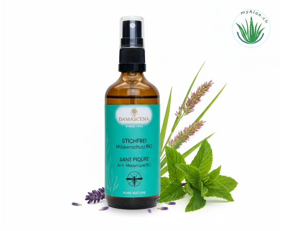 Stichfrei Mückenschutz Spray (enthält: Lavendel , Palmarosa, Palmarosa, Nanaminze ) myAloe.ch