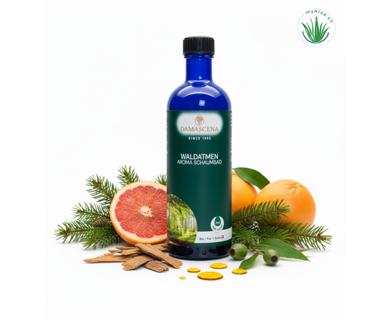 ❤️ Waldatmen Aroma Schaumbad BIO – Kraft & Ruhe aus der Natur

✨ Kraftvolle Synergie ätherischer BIO-Öle
✔️ Weisstannenöl (Bio): stärkt die Atemwege, wirkt erdend & klärend
✔️ Fichtennadelöl (Bio): schenkt innere Ruhe, vertreibt Erschöpfung
✔️ Eukalyptusöl (Bio): befreiend für Kopf & Brust, belebend & erfrischend
✔️ Zedernholz Himalayaöl (Bio): stabilisierend, beruhigt das Nervensystem
✔️ Grapefruitöl (Bio): hebt die Stimmung, wirkt aufhellend & erfrischend

⚡ Gemeinsam entfalten diese Öle die pure Waldkraft in Deiner Badewanne.