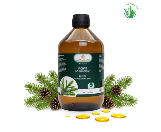 ✨Der Fichte Raumspray BIO schenkt Dir das Gefühl von Klarheit, Kraft und Geborgenheit – als würdest Du tief durch den Wald atmen. Er bringt Natur in Ihre Räume, reinigt die Luft und stärkt Dein Wohlbefinden – für Körper, Geist und Seele.

✨Er wirkt stabilisierend, befreiend und schenkt neue Energie – ideal für alle, die sich nach innerer Balance und einem gereinigten Raumgefühl sehnen.