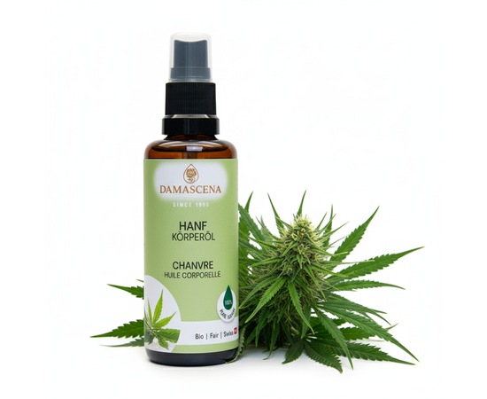 Hanf Körperöl BIO – Natürlich entspannen, pflegen & regenerieren
MyAloe.ch

Seit Jahrtausenden vertrauen Menschen auf die vielseitige Kraft der Hanfpflanze. Mit dem Hanf Körperöl BIO von myaloe.ch holst Du Dir diese uralte Heilpflanze in Deine tägliche Pflege. Sanft, beruhigend und nährend verwöhnt es Deine Haut mit wertvollen Pflanzenölen und reinen ätherischen Essenzen.

Sein frischer, leicht zitroniger Duft entspannt die Sinne und wirkt ausgleichend – wie ein wohltuender Spaziergang durch die Natur.

Das Hanf Körperöl BIO ist eine fein abgestimmte Komposition aus nährenden Pflanzenölen wie Hanföl, Arganöl, Jojoba und Mandelöl, kombiniert mit kraftvollen ätherischen Ölen wie Orange bitter, Litsea Cubeba, Lorbeer, Patchouli und Lemongras.

Diese einzigartige Synergie pflegt Deine Haut intensiv, unterstützt die Regeneration, beruhigt Muskeln und schenkt emotionale Ausgeglichenheit.

Ob als tägliche Hautpflege, Massageöl oder wohltuendes Ritual – dieses Öl ist Dein Begleiter für mehr Balance und natürliche Schönheit.