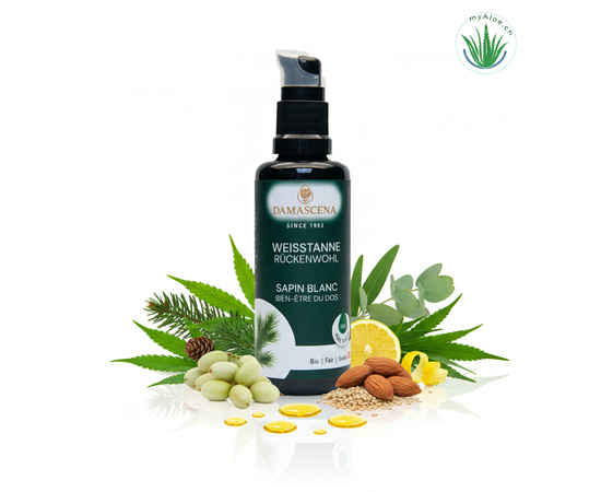 Weisstanne Rückenwohl BIO – Entspannung & Kraft für Körper & Seele

Das Weisstanne Rückenwohl BIO Körperöl ist Deine natürliche Unterstützung bei Verspannungen und zur täglichen Entspannung. Mit seiner kraftvollen Komposition aus wertvollen Pflanzenölen und 100 % naturreinen ätherischen Ölen wirkt es spannungsabbauend, stärkend und harmonisierend. Ob als wohltuendes Körperöl nach einem langen Tag oder als Massageöl für gezielte Anwendungen – es bringt deine Energien wieder ins Gleichgewicht und schenkt dir ein befreites, entspanntes Körpergefühl.

Hochwertige Trägeröle wie Jojoba, Sesam, Mandel, Hanf und Schwarzkümmel pflegen intensiv, nähren die Haut und machen sie geschmeidig. Gleichzeitig entfaltet das ätherische Öl der Weisstanne, zusammen mit Zitrone, Eukalyptus und Cajeput, seine befreiende und klärende Wirkung – für Körper, Geist und Seele.



✅ Vorteile auf einen Blick
✔️ 100 % naturreines BIO-Körperöl – frei von synthetischen Zusätzen & Mineralölen
✔️ Wohltuende Rücken- & Muskelpflege – ideal bei Verspannungen, Stress oder nach körperlicher Anstrengung
✔️ Pflegt und regeneriert die Haut – durch eine wertvolle Kombination biologischer Trägeröle
✔️ Handabgefüllt in der Schweiz – nachhaltig, hochwertig & mit Liebe hergestellt