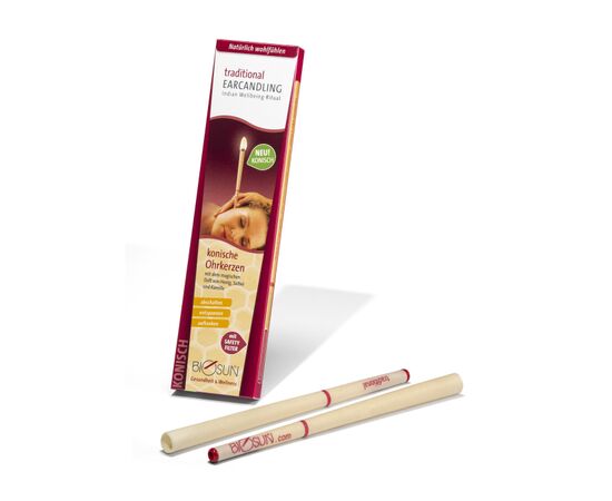 Bougies auriculaires traditionnelles au parfum magique de miel, de sauge et de camomille


Les bougies auriculaires Biosun Traditional ont un parfum relaxant de miel, de sauge et de camomille. Elles sont fabriquées à la main, avec amour, à partir de coton et de cire d'abeille, selon une tradition ancestrale.
L'essence aromatique traditionnelle vous entraîne dans une profonde détente grâce à son parfum magique. La combinaison d'arômes naturels de haute qualité vous redonne des forces et vous fait ressentir un grand bien-être.

D'une manière simple et naturelle, ce rituel conduit à une détente globale du corps, de l'esprit et de l'âme. La chaleur, les parfums agréables, les sons doux ainsi que le léger crépitement de la flamme de la bougie auriculaire conduisent à un triple accord des sens. Ceux qui apprécient le Earcandling glissent lentement dans un état de relaxation profonde.



✅ Détails sur les bougies auriculaires Biosun
Durée de combustion : 10-12 minutes par bougie auriculaire
Longueur : environ 22 cm
Conservation : au sec et au frais