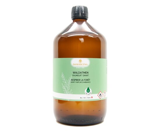 Parfum d'ambiance Smart Waldatmen - Parfum d'ambiance 100 % naturel pour le diffuseur d'arôme SMART


Une sensation comme une promenade en forêt - clarté, fraîcheur & nouvelle force vitale
Avec le parfum d'ambiance Smart Waldatmen, tu fais entrer la force vivifiante de la forêt directement chez toi. Cette essence parfumée de Suisse, remplie à la main, contient une composition harmonieuse d'huiles essentielles 100 % naturelles de sapin blanc, d'aiguilles d'épicéa, d'eucalyptus, de pin, de pamplemousse, de menthe poivrée, de cèdre de l'Atlas et de citron.

Sans additifs synthétiques, végétalien et durable - pour un climat intérieur pur et sain qui harmonise le corps, l'esprit et l'âme. (Ne convient que pour le Smart Aroma Diffuser !)



✅ 4 avantages clés en un coup d'œil ¹⁾
✔️ 100 % naturel & durable - sans produits chimiques, mis en bouteille à la main en Suisse

✔️ vivre la force de la forêt - à la fois apaisante, terreuse & rafraîchissante

✔️ Libère les voies respiratoires - soutien idéal en cas de rhume ou d'air vicié

✔️ Utilisations multiples - pour la détente, la concentration & les moments de bien-être