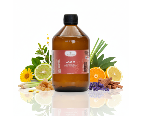 Agar 31 spray de protection - Ton compagnon naturel pour l'énergie, la protection & l'équilibre
myaloe.ch

Selon la médecine tibétaine - avec le pouvoir de 31 huiles essentielles
Le spray protecteur Agar 31 est bien plus qu'un simple parfum d'ambiance : c'est un puissant élixir de protection et d'énergie qui harmonise le corps, l'esprit et l'environnement. Fabriqué selon les principes de la médecine tibétaine, il réunit l'essence de 31 huiles végétales pures extraites de racines, de feuilles, d'écorces et de fleurs - dans une recette éprouvée depuis des siècles.

Cette composition a un effet nettoyant, fortifiant et harmonisant, éloigne les énergies négatives, les virus, les bactéries et les odeurs désagréables et t'offre en même temps clarté, calme et vitalité

Idéal pour tous ceux qui souhaitent se sentir protégés, ancrés et entourés d'énergie positive au quotidien.



✅ Tes 4 avantages clés avec Agar 31 spray protecteur BIO
✔️ Protecteur & purifiant : Neutralise les énergies négatives, les bactéries & les virus dans l'air ambiant
✔️ Energisant & équilibrant: Favorise la concentration, la joie de vivre & la force mentale
✔️ Médecine tibétaine: Formule éprouvée avec 31 huiles essentielles de plantes médicinales
✔️ Variable & doux: 100% naturel, végétalien, non testé sur les animaux & conditionné à la main en Suisse