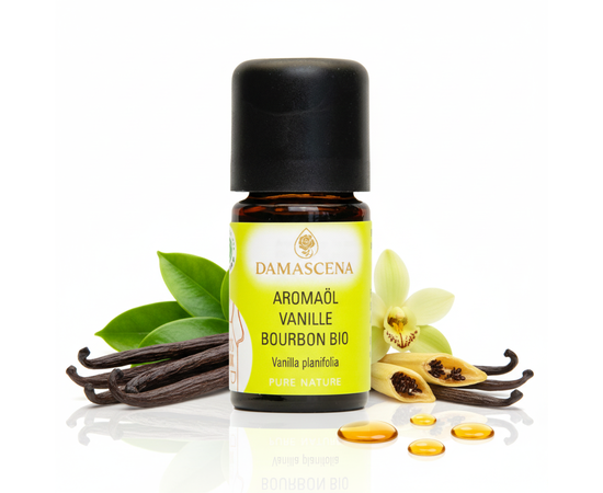Vanille Bourbon BIO Aromaöl – Die Königin der Aromen für pure Genussmomente
myaloe.ch

Vanille Bourbon BIO Aromaöl ist der Inbegriff von Wärme, Geborgenheit und sinnlicher Süsse. Das 100% naturreine, biologisch gewonnene Aromaöl stammt aus echten Bourbon-Vanilleschoten aus Madagaskar – einer der kostbarsten und aromatisch intensivsten Vanillesorten der Welt.

Mit nur einem Tropfen bringst du eine weiche, exotisch-süsse und zugleich warme Aromatik in deine Küche, die an feine Patisserie, cremige Desserts und duftende Backstuben erinnert. Kein Ausschaben der Schoten, kein Aufwand – nur pure, natürliche Vanillekraft in hochkonzentrierter Qualität.

Ideal für Desserts, Glace, Kuchen, Bowls, Kaffeespezialitäten, Cocktails und feine Gourmetsaucen. Dieses Aromaöl verleiht deinen Gerichten Tiefe, Eleganz und eine unverwechselbare, warme Wohlfühl-Note.

Ein Tropfen – und deine Küche wird zur duftenden Genusswelt.

Vanille Bourbon BIO Aromaöl ist dein sinnlicher Begleiter für Momente des Wohlfühlens. Es schenkt Wärme, Trost und Tiefe – ein Duft wie eine sanfte Umarmung, ein Geschmack wie ein warmer Lichtstrahl. Jeder Tropfen verwandelt einfache Gerichte in kleine, kostbare Augenblicke von Genuss und Geborgenheit.