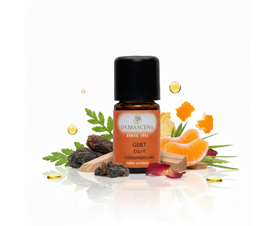 Geist Essenzmischung – Klare Gedanken & neue geistige Balance
myAloe.ch
Die Geist Essenzmischung ist eine fein abgestimmte aromatherapeutische Komposition zur Förderung von klarem Denken, Konzentration und innerer Ausgeglichenheit. Hochwertige, naturreine ätherische Öle verbinden sich zu einem warm-frischen Duft, der den Geist ordnet, ohne zu überreizen.

Ob im Alltag, im Home Office oder in Lern- und Konzentrationsphasen – diese Essenzmischung unterstützt bewusste Pausen, geistige Präsenz und mentale Klarheit. Mit Sorgfalt komponiert und in der Schweiz abgefüllt, steht sie für natürliche Qualität und achtsame Selbstfürsorge.

​Wenn der Kopf voll ist und Klarheit fehlt, schenkt diese Essenzmischung Ruhe, Fokus und geistige Ordnung. Ein Duft, der ausgleicht, zentriert und bewusstes Denken unterstützt.​



✨ Schlüsselvorteile
✔️ Fördert Konzentration, Fokus & klares Denken

✔️ ​Ausgleichender Duft für mentale Ruhe & Präsenz

✔️ ​Ideal für Arbeit, Lernen & bewusste Pausen

✔️ ​100 % naturrein, BIO-zertifiziert & in der Schweiz abgefüllt
