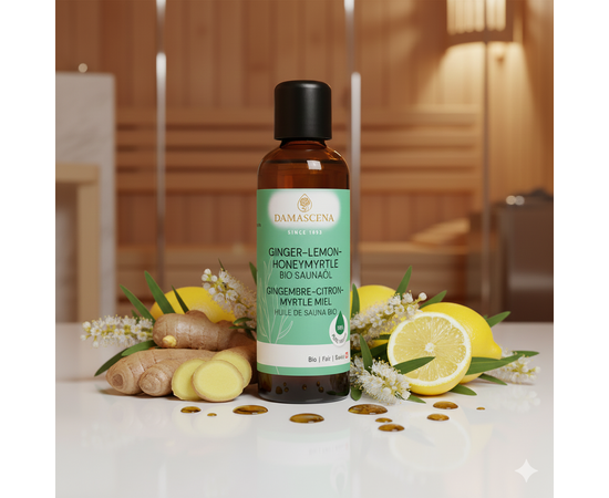 ✨ Anwendung – So funktioniert’s

15–25 Tropfen auf 1 Liter Aufgusswasser (je nach gewünschter Intensität).
Nicht unverdünnt auf heisse Saunasteine geben
Ideal für:

klassische finnische Saunen
private Gartensaunen
Wellness-Oasen & Spa-Bereiche
entspannende Rituale zur Erkältungsvorbeugung
⚡ Tipp: Für ein besonders intensives Erlebnis zuerst einen milden Aufguss, danach einen zweiten mit höherer Dosierung durchführen – so entfaltet sich die Duftkomposition in mehreren Ebenen.