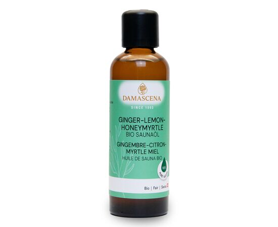 ⭐ Duftprofil und Duftwirkung 

✅ Ingwer Öl BIO: erdend, atemwegseröffnend, stärkend
✅ Honeymyrtle Öl BIO: beruhigend, herzöffnend, schlaffördernd
✅ Zitronenöl BIO: stimmungsaufhellend, erfrischend


Duftprofil


Würzig-warm (Ingwer)
Frisch-zitronig (Zitrone)
Sanft süss & balsamisch (Honeymyrtle)


Duftwirkung – emotional


Stärkt das innere Gleichgewicht
Wirkt herzöffnend und stabilisierend
Fördert mentale Klarheit und neue Motivation


Duftwirkung – körperlich


Unterstützt die Atemwege
Wärmt von innen heraus
Aktiviert Kreislauf und Energiefluss


✨ Traditionelle Anwendung in der Aromatherapie


Ingwer wird traditionell zur Stärkung, Erwärmung und Zentrierung eingesetzt
Zitrone gilt als klassisches Öl für Frische, Reinigung und mentale Aufhellung
Honeymyrtle wird für ihre beruhigenden, ausgleichenden und herzöffnenden Eigenschaften geschätzt
In der Kombination entsteht ein ausgleichendes Duftbild, das Vitalität mit Entspannung verbindet – ideal für intensive Wärmeanwendungen wie die Sauna.