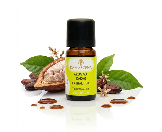 Kakao Extrakt BIO Aromaöl - Feinster Kakaogeschmack – jederzeit griffbereit
myaloe.ch

Sinnlich, warm & herb-süss – reiner Kakaogenuss für Küche, Duft & Wohlbefinden
Das Kakao Extrakt BIO Aromaöl von myaloe.ch fängt das unvergleichlich warme, herb-süsse und sinnliche Aroma edler Kakaobohnen ein. Bereits wenige Tropfen genügen, um Desserts, Süssspeisen und Getränke intensiv zu veredeln oder herzhaften Gerichten eine überraschend elegante Tiefe zu verleihen.

Gewonnen aus Theobroma cacao aus kontrolliert biologischem Anbau in Peru und schonend mittels Alkoholextraktation mit Weingeist, überzeugt dieses hochwertige Aromaöl durch seine aromatische Tiefe, Natürlichkeit und Vielseitigkeit. Kakao gilt seit jeher als Symbol für Genuss, Geborgenheit und Lebensfreude – ein wahres Fest für die Sinne.



✅ 4 Schlüsselvorteile von Kakao Extrakt BIO Aromaöl
1. Intensiver, authentischer Kakaogeschmack
Warm, herb-süss und vollmundig – wie feinste dunkle Schokolade in flüssiger Form.

2. Hochkonzentriert & ergiebig
Bereits 1–2 Tropfen reichen aus, um Speisen, Getränke oder Duftmischungen geschmacklich und aromatisch zu veredeln.

3. Vielseitig einsetzbar
Ideal für Desserts, Backwaren, Getränke, Gourmetküche sowie für sinnliche Duft- und Wohlfühlanwendungen.

4. BIO-Qualität & Schweizer Handabfüllung
100 % naturrein, vegan, glutenfrei, tierversuchsfrei – sorgfältig in der Schweiz abgefüllt.