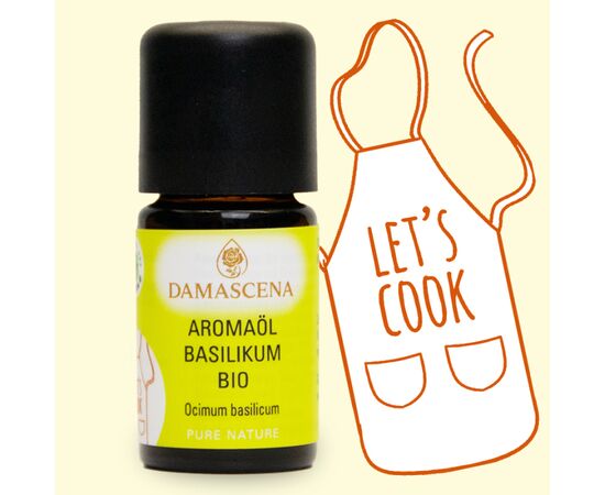 ▶ Produktedetails Basilikum BIO Aromaöl
✅  Basilikum BIO Aromaöl, 100% naturreines ätherische Aromaöl
✅  Lat. Name: Ocimum basilicum
✅  Geschmacksprofil: Kräuter, kräftig-frisch, leicht bittere Note, ein Hauch von Schärfe
✅  Duftnote: Herznote
✅  Duftthema: Frische – Klarheit – Leichtigkeit – Inspiration

☑️  Qualität:  aus kontrolliert biologischem Anbau (k.b.A.), tierversuchsfrei, vegan, glutenfrei, Rohkost
☑️  Herstellung Handabfüllung Schweiz
☑️  Herkunft: Ägypten
☑️  Wasserdampfdestillation aus den Blättern
☑️  Für 1 kg Öl werden 750 kg Kraut benötigt


ℹ️ Inhalt: 5ml