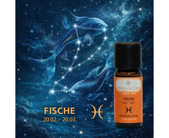 ♓️ Essenzmischung Sternzeichen - Fische


♓️ Das Sternzeichen Fische: 20. Februar bis 20. März (Feinfühlig, sozial, mystisch)


Das Sternzeichen Fische ist der Ruhepol, dort wo alles zusammenkommt und sich zu einem vermischt.
«Ich richte mich nach der inneren Stimme, bin die gute Seele in Rettungsorganisationen und stehe für die universelle Menschenliebe»

Fische sind empfindsam und fantasievoll, sie beherbergen viele Wünsche und Träume in sich und ziehen sich auch gerne mal zurück, um dieser Spur zu folgen. Die Reise der Fische ist suchend, sie suchen ihren Weg oft in der Kunst oder in der Musik. Durch Ihre Feinfühligkeit schätzen Sie ausgeglichene Beziehungen und können ihren Mitmenschen die Wünsche von den Lippen ablesen. Sie sind oft sehr soziale Individuen und wirken auf andere Mitmenschen heilend.

Das Element des Fisches ist sehr passend: Das Wasser. Das Wasser strahlt endlose Weite und Ausgeglichenheit aus. Auch nach einem Sturm beruhigt es sich und nimmt seine Ruhe wieder ein.



♓️Sternzeichen Fische - Ätherisches Öl für Feinfühligkeit
✅  Essenzmischung aus 100% naturreinen ätherischen Ölen von Zedernholz, Mandarine, Lavendel, Eukalyptus u.a.
✅  Feinfühlig, sozial, mystisch
✅  Element: Wasser
✅  Planet: Neptun
✅  Herstellung: Handabfüllung Schweiz

☑️  Für die Aromapflege und Raumbeduftung.

ℹ️ Inhalt: 10ml



♓️ Sanfte Essenzmischung für das Sternzeichen Fische: 100 % naturreine ätherische Öle wie Lavendel, Zedernholz & Mandarine – für Harmonie, Ruhe & Inspiration.



♓️ Sternzeichenmischungen enthalten 100% naturreine ätherische Öle, die für jedes Sternzeichen speziell zusammengestellt wurden. Fische mögen holzige Düfte, sowie blumige, leichte und frische Düfte. In unserer Essenzmischung für das Sternzeichen Fische haben wir aufeinander abgestimmte Komponenten wie Zedernholz, Mandarine, Lavendel und Eukalyptus enthalten. Diese ätherischen Öle fördern die Intuition und das Unbewusste und steigern die Traumwelt.
