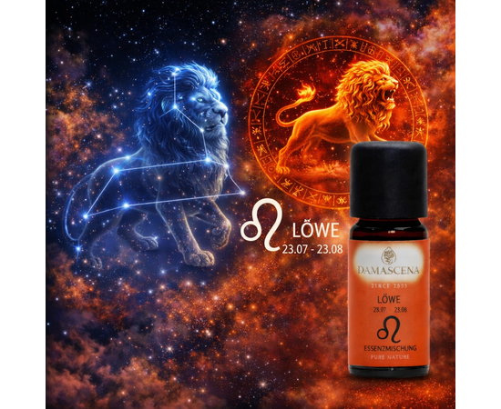 ♌️ Mélange d'essences Zodiaque - Lion


♌️ Lion : 23 juillet - 23 août (aimant l'ordre, généreux, puissant et volontaire)
Myaloe.ch
♌️ Le signe astrologique Lion Force · Présence · Structure
23 juillet - 23 août
Élément Feu | Planète Soleil

Le mélange d'essences du signe astrologique Lion est un mélange aromatique puissant composé à 100 % d'huiles essentielles naturelles telles que la bergamote, l'orange, la lavande et l'écorce de cannelle.

Inspirée par l'élément feu et la planète soleil, cette composition associe des notes chaudes, fruitées et épicées pour créer un parfum d'ambiance structuré et affirmé.

Le mélange est conditionné à la main en Suisse et répond aux normes de qualité les plus élevées en matière de pureté, d'origine et de transformation.

« L'essence Lion symbolise la présence, l'ordre intérieur et les espaces aménagés de manière consciente. »


♌️ 4 avantages clés du mélange d'essences Lion
1️⃣ Composition parfumée expressive
Des notes chaudes et fraîches s'associent pour créer un parfum d'ambiance affirmé et clair.

2️⃣ Huiles essentielles 100 % naturelles
Sans parfums synthétiques, sans diluants, sans additifs artificiels.

3️⃣ Idéal pour les moments structurés du quotidien
Convient aux phases de travail, aux processus créatifs, aux rituels et aux espaces aménagés de manière consciente.

4️⃣ Remplissage à la main en Suisse
Petits lots, qualité contrôlée, approvisionnement durable.



♌️ Profil olfactif
✔️ Fruité-frais (orange, bergamote)
✔️ Doucement équilibrant (lavande)
✔️ Chaud et épicé (écorce de cannelle)
✔️ Caractère général : ensoleillé, présent, structuré